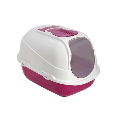 Moderna Mega Comfy-Zatvoreni toalet za mačke-Hot Pink
